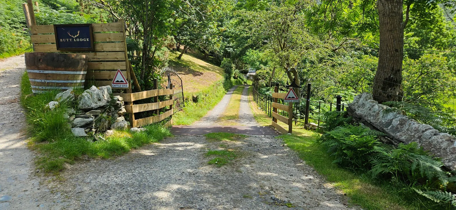The Entrance to Butt Lodge