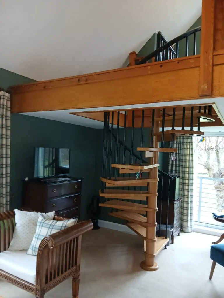 Castle Suite Spiral Staircase